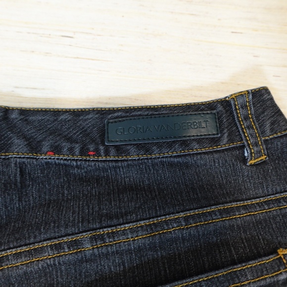 Gloria Vanderbilt Amanda Classic High Rise Straight Leg Jeans Dark Wash Women’s - Picture 5 of 6